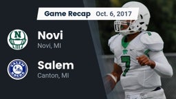 Recap: Novi  vs. Salem  2017