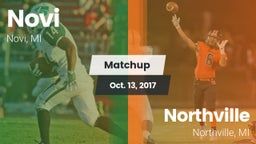 Matchup: Novi  vs. Northville  2017