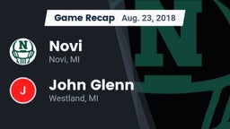Recap: Novi  vs. John Glenn  2018