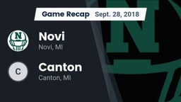Recap: Novi  vs. Canton  2018