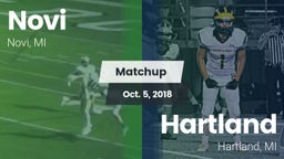 Matchup: Novi  vs. Hartland  2018