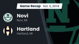 Recap: Novi  vs. Hartland  2018