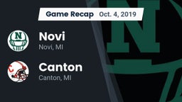 Recap: Novi  vs. Canton  2019