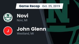 Recap: Novi  vs. John Glenn  2019