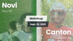 Matchup: Novi  vs. Canton  2020
