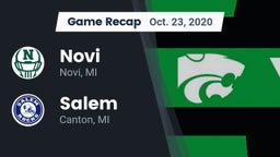 Recap: Novi  vs. Salem  2020