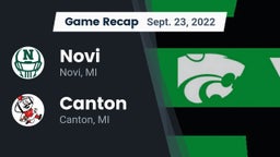 Recap: Novi  vs. Canton  2022