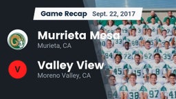 Recap: Murrieta Mesa  vs. Valley View  2017