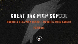 Murrieta Mesa football highlights Great Oak High School