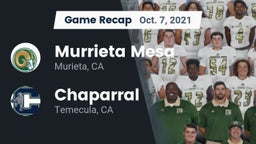 Recap: Murrieta Mesa  vs. Chaparral  2021