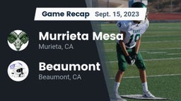 Recap: Murrieta Mesa  vs. Beaumont  2023