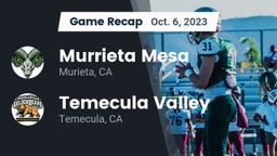 Recap: Murrieta Mesa  vs. Temecula Valley  2023