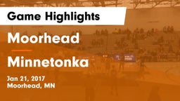 Moorhead  vs Minnetonka  Game Highlights - Jan 21, 2017