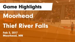 Moorhead  vs Thief River Falls  Game Highlights - Feb 3, 2017