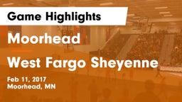 Moorhead  vs West Fargo Sheyenne Game Highlights - Feb 11, 2017