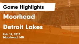 Moorhead  vs Detroit Lakes  Game Highlights - Feb 14, 2017