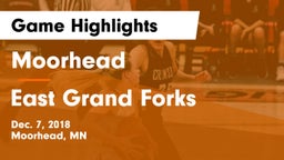 Moorhead  vs East Grand Forks Game Highlights - Dec. 7, 2018