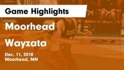 Moorhead  vs Wayzata  Game Highlights - Dec. 11, 2018