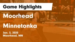 Moorhead  vs Minnetonka  Game Highlights - Jan. 3, 2020