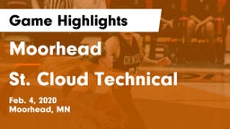 Moorhead  vs St. Cloud Technical  Game Highlights - Feb. 4, 2020