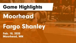 Moorhead  vs Fargo Shanley  Game Highlights - Feb. 18, 2020