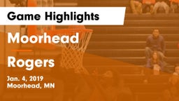 Moorhead  vs Rogers  Game Highlights - Jan. 4, 2019