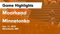 Moorhead  vs Minnetonka  Game Highlights - Jan. 11, 2019