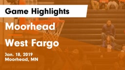 Moorhead  vs West Fargo  Game Highlights - Jan. 18, 2019