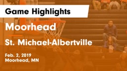 Moorhead  vs St. Michael-Albertville  Game Highlights - Feb. 2, 2019