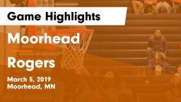 Moorhead  vs Rogers Game Highlights - March 5, 2019