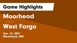 Moorhead  vs West Fargo  Game Highlights - Jan. 14, 2021