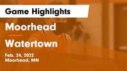 Moorhead  vs Watertown  Game Highlights - Feb. 24, 2022