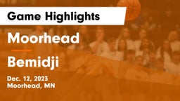 Moorhead  vs Bemidji  Game Highlights - Dec. 12, 2023