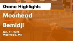 Moorhead  vs Bemidji  Game Highlights - Jan. 11, 2024