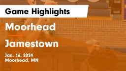Moorhead  vs Jamestown  Game Highlights - Jan. 16, 2024