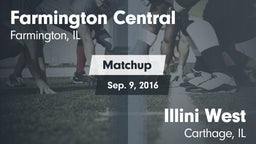 Matchup: Farmington Central vs. Illini West  2016