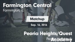 Matchup: Farmington Central vs. Peoria Heights/Quest Academy 2016