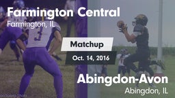 Matchup: Farmington Central vs. Abingdon-Avon  2016