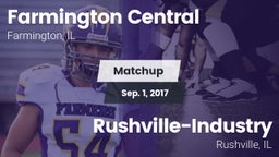 Matchup: Farmington Central vs. Rushville-Industry  2017