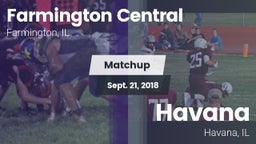Matchup: Farmington Central vs. Havana  2018