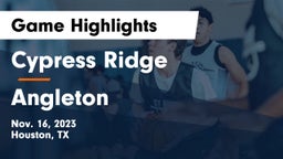 Cypress Ridge  vs Angleton  Game Highlights - Nov. 16, 2023