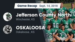Recap: Jefferson County North  vs. OSKALOOSA  2018