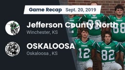 Recap: Jefferson County North  vs. OSKALOOSA  2019