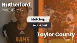 Matchup: Rutherford High vs. Taylor County  2019