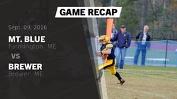 Recap: Mt. Blue  vs. Brewer  2016