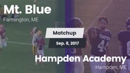 Matchup: Mt. Blue  vs. Hampden Academy 2017