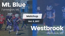 Matchup: Mt. Blue  vs. Westbrook  2017