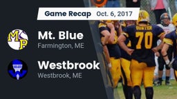 Recap: Mt. Blue  vs. Westbrook  2017