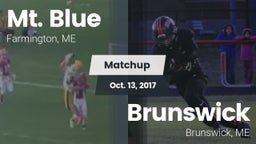 Matchup: Mt. Blue  vs. Brunswick  2017