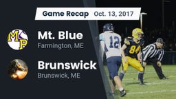 Recap: Mt. Blue  vs. Brunswick  2017